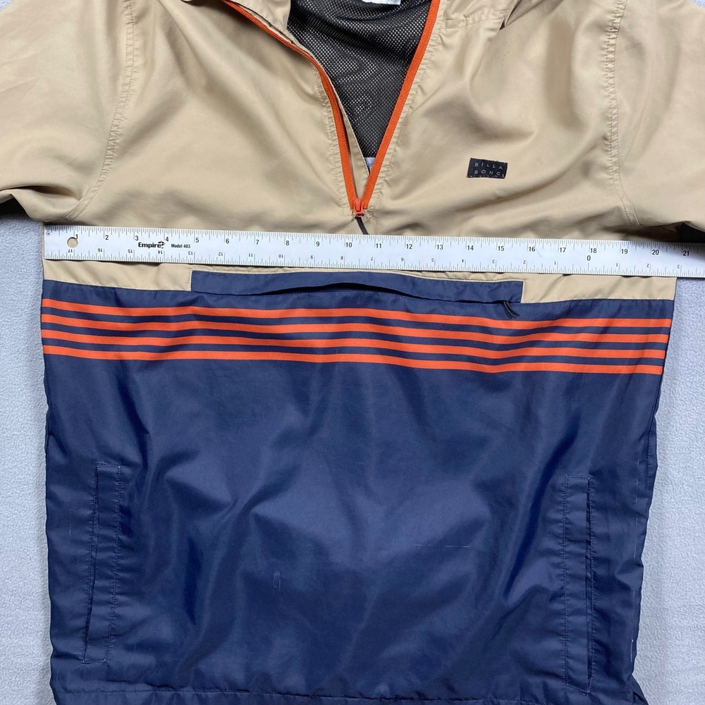 Billabong Jacket Mens Size Medium Khaki Navy Orange Transport Jacket Solid - Picture 2 of 6